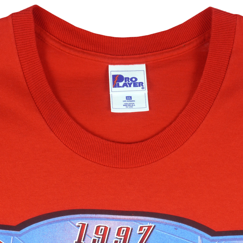 NHL (Pro Player) - Detroit Red Wings Championship T-Shirt 1997 XX-Large Vintage Retro Hockey