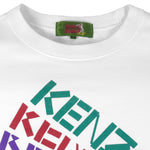 Kenzo - White Kenzo Paris Crew Neck Sweatshirt 1990s Medium Vintage Retro