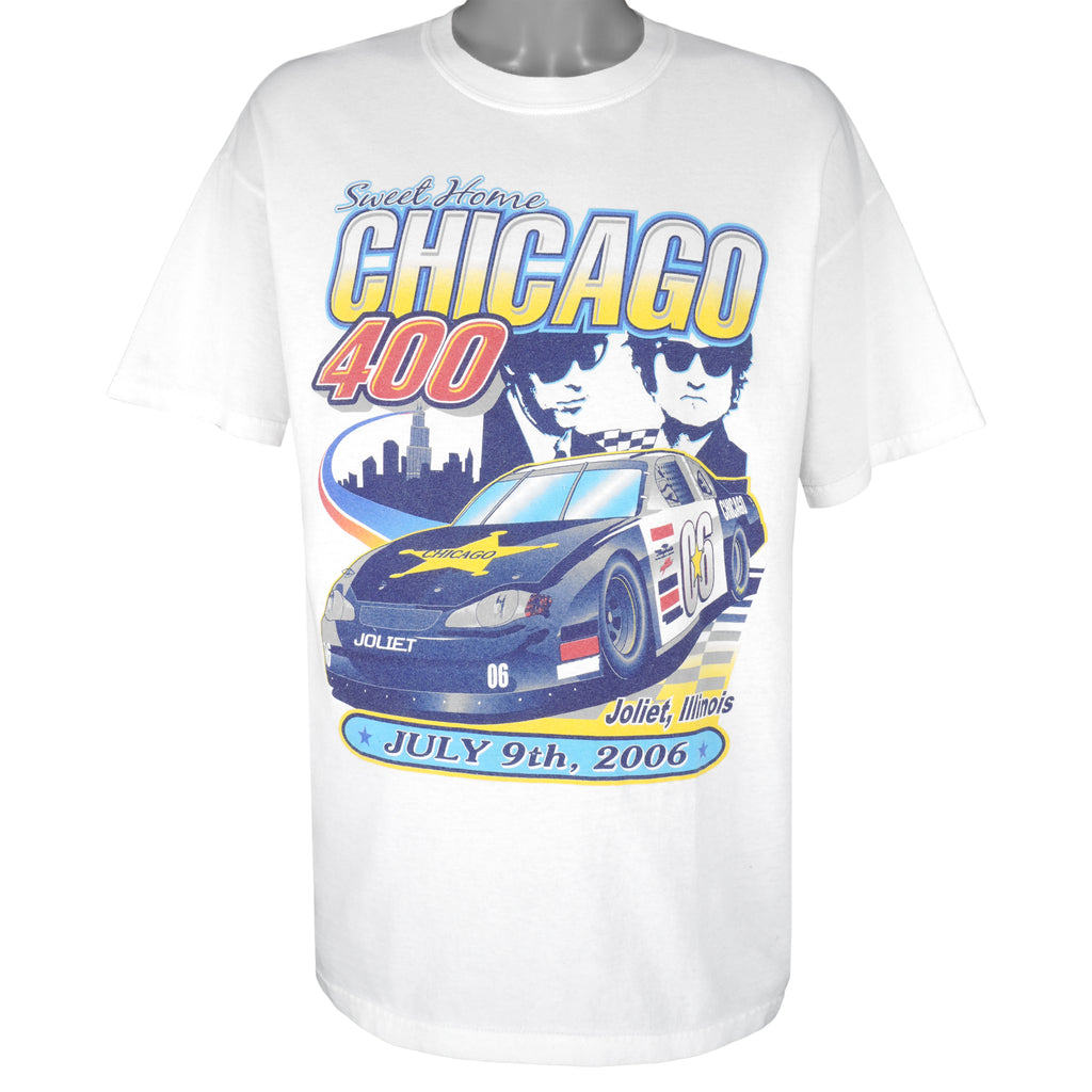 NASCAR (Gildan) - Sweet Home Chicago 400 T-Shirt 2006 X-Large Vintage Retro