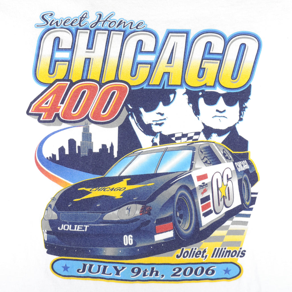 NASCAR (Gildan) - Sweet Home Chicago 400 T-Shirt 2006 X-Large Vintage Retro