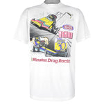 NASCAR (Top Eliminator) - Winston Drag Racing T-Shirt 1990s X-Large Vintage Retro