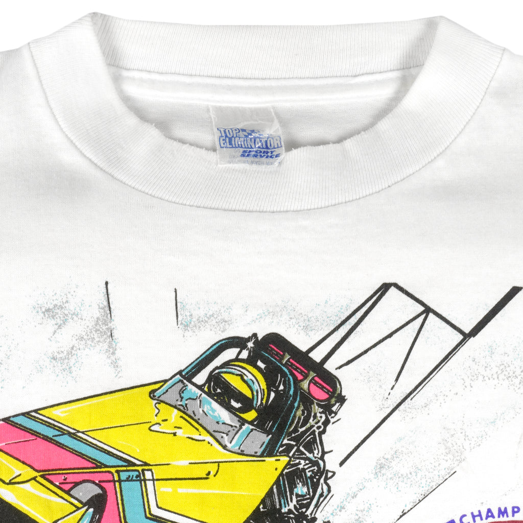 NASCAR (Top Eliminator) - Winston Drag Racing T-Shirt 1990s X-Large Vintage Retro