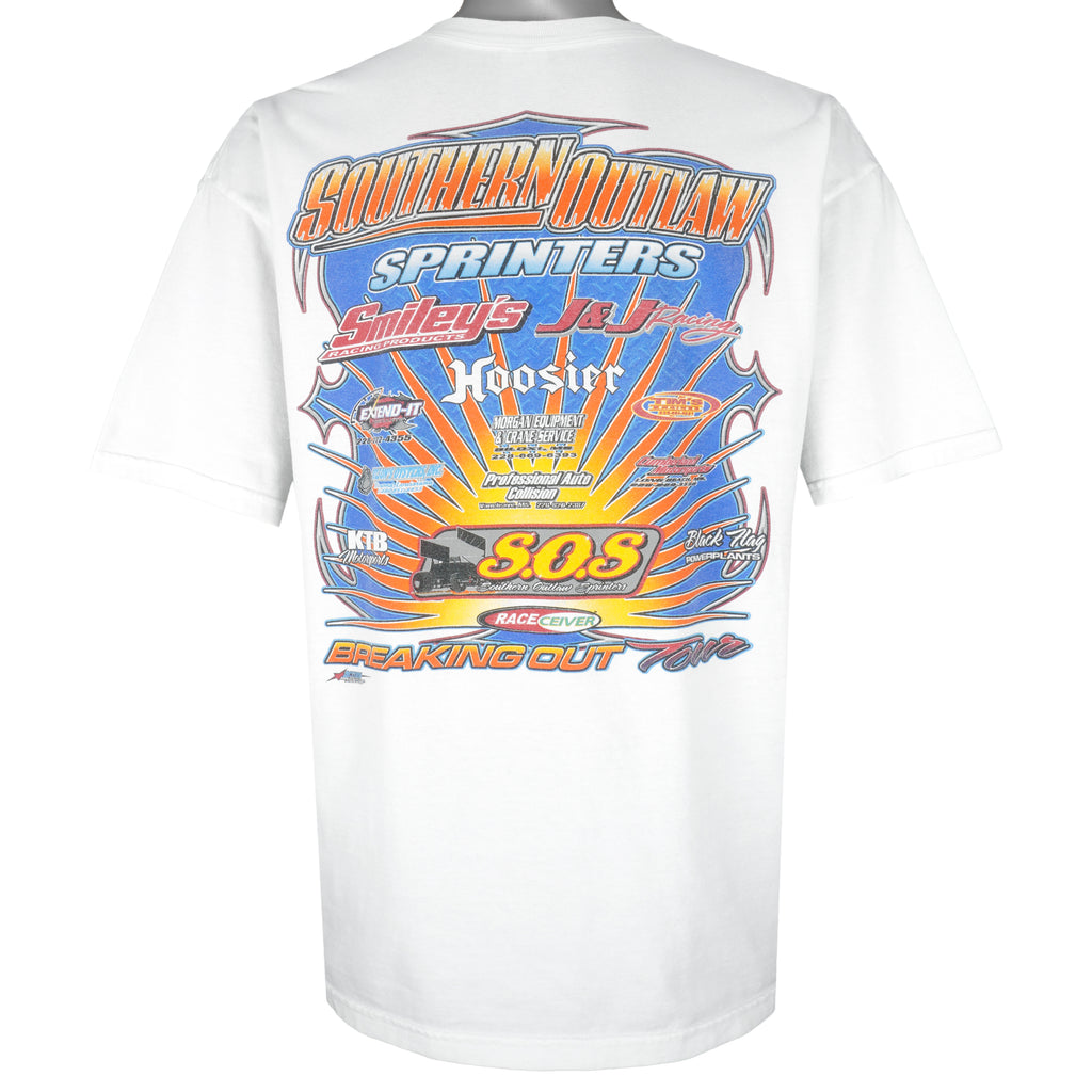 Vintage - Bad Attitude Southern Outlaw Sprinters T-Shirt 1990s X-Large Vintage Retro