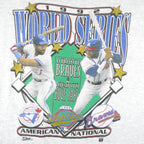 MLB - Toronto Blue Jays VS Atlanta Braves T-Shirt 1992 Large Vintage Retro Baseball