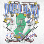 MLB - Toronto Blue Jays VS Atlanta Braves T-Shirt 1992 Large Vintage Retro Baseball