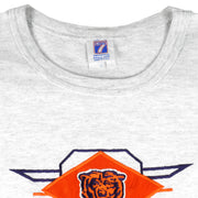 NFL (Logo 7) - Chicago Bears Embroidered T-Shirt 1990s X-Large Vintage Retro Football