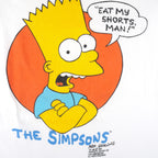 Vintage - The Simpsons Eat My Shorts Man! T-Shirt 1990 Large Vintage Retro