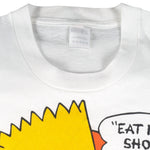 Vintage - The Simpsons Eat My Shorts Man! T-Shirt 1990 Large Vintage Retro