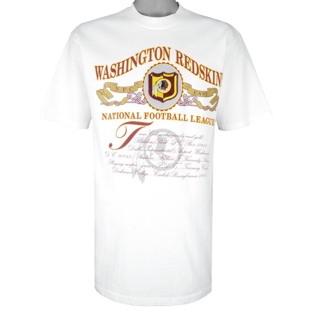 NFL (Nutmeg) - Washington Redskins T-Shirt 1990s X-Large Vintage Retro Football