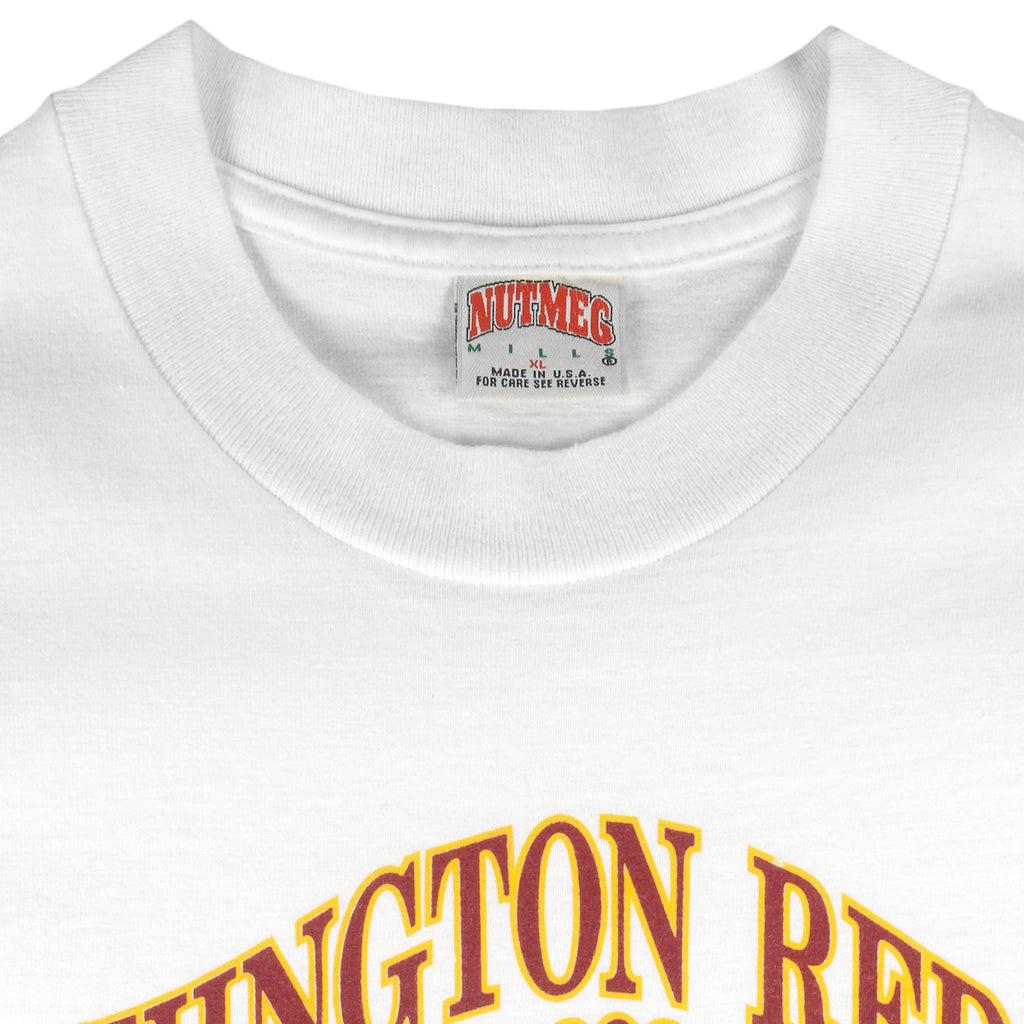 NFL (Nutmeg) - Washington Redskins T-Shirt 1990s X-Large Vintage Retro Football