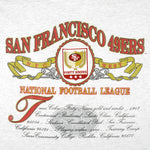 NFL (Nutmeg) - San Francisco 49ers Western Conference T-Shirt 1990s Large Vintage Retro Football