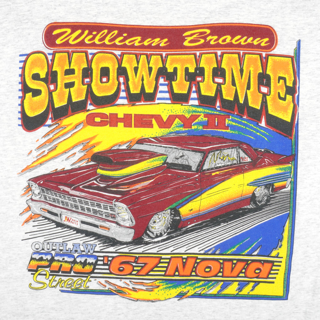 Vintage (Hanes) - Chevy Show Time T-Shirt 1990s X-Large Vintage Retro