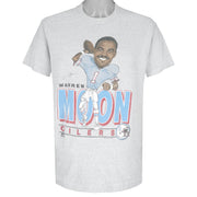 NFL (Salem) - Houston Oilers Warren Moon Caricature T-Shirt 1990s X-Large Vintage Retro Football
