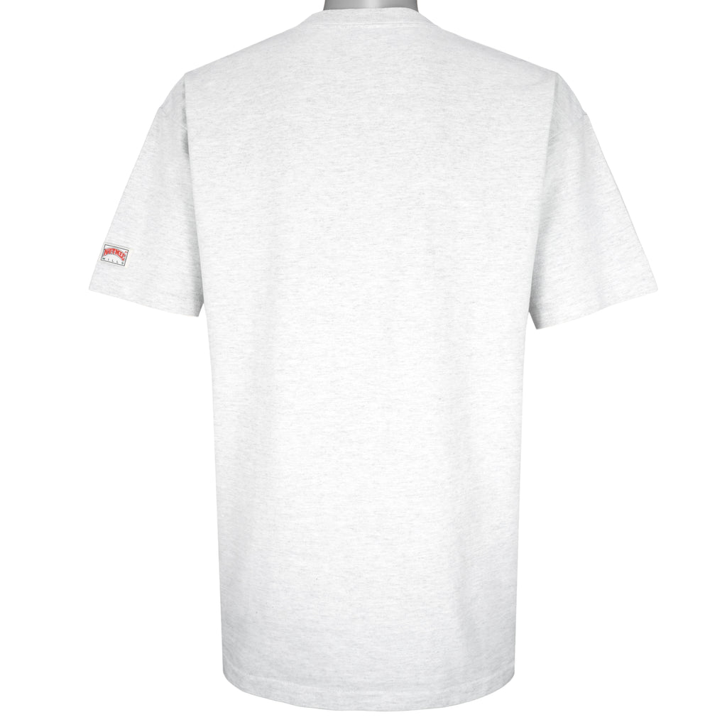 MLB (Nutmeg) - Boston Red Sox T-Shirt 1991 X-Large Vintage Retro Baseball