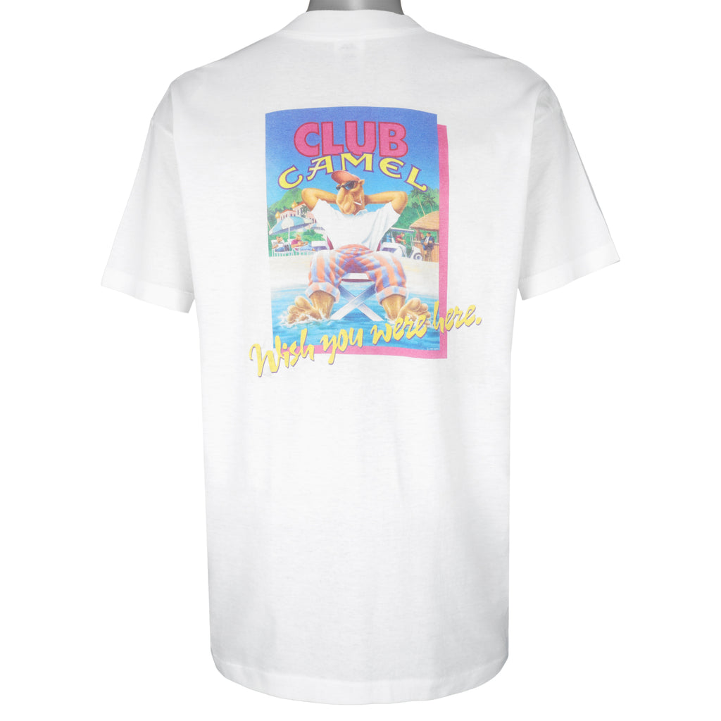 Vintage (Camel) - Wish You Were Here T-Shirt 1990s X-Large Vintage Retro