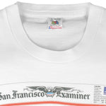 NFL (Front Page) - San Francisco 49ers T-Shirt 1990s Large Vintage Retro Football