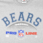 NFL (Riddell) - Grey Chicago Bears T-Shirt 1995 Large Vintage Retro Football