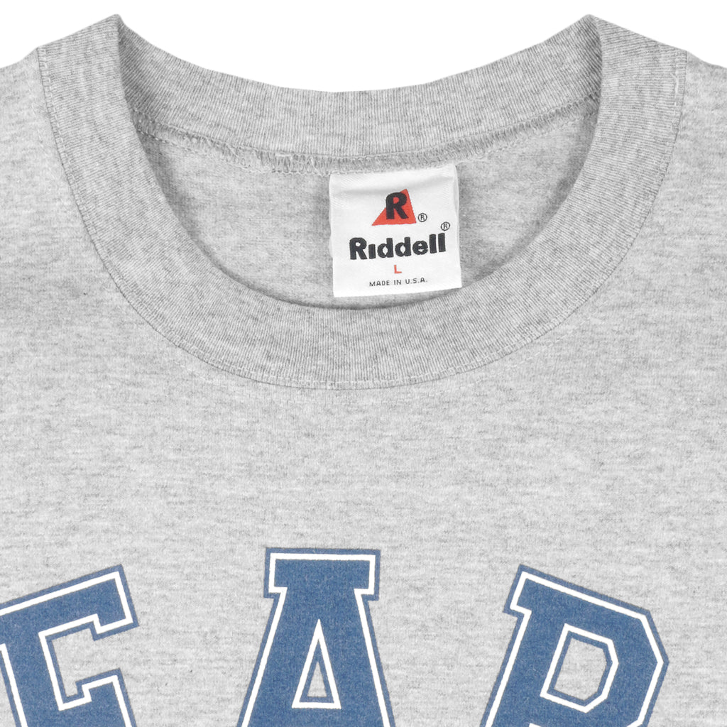 NFL (Riddell) - Grey Chicago Bears T-Shirt 1995 Large Vintage Retro Football