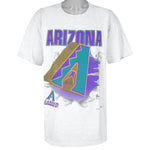 MLB (Nutmeg) - Arizona Diamondbacks T-Shirt 1995 X-Large Vintage Retro Baseball
