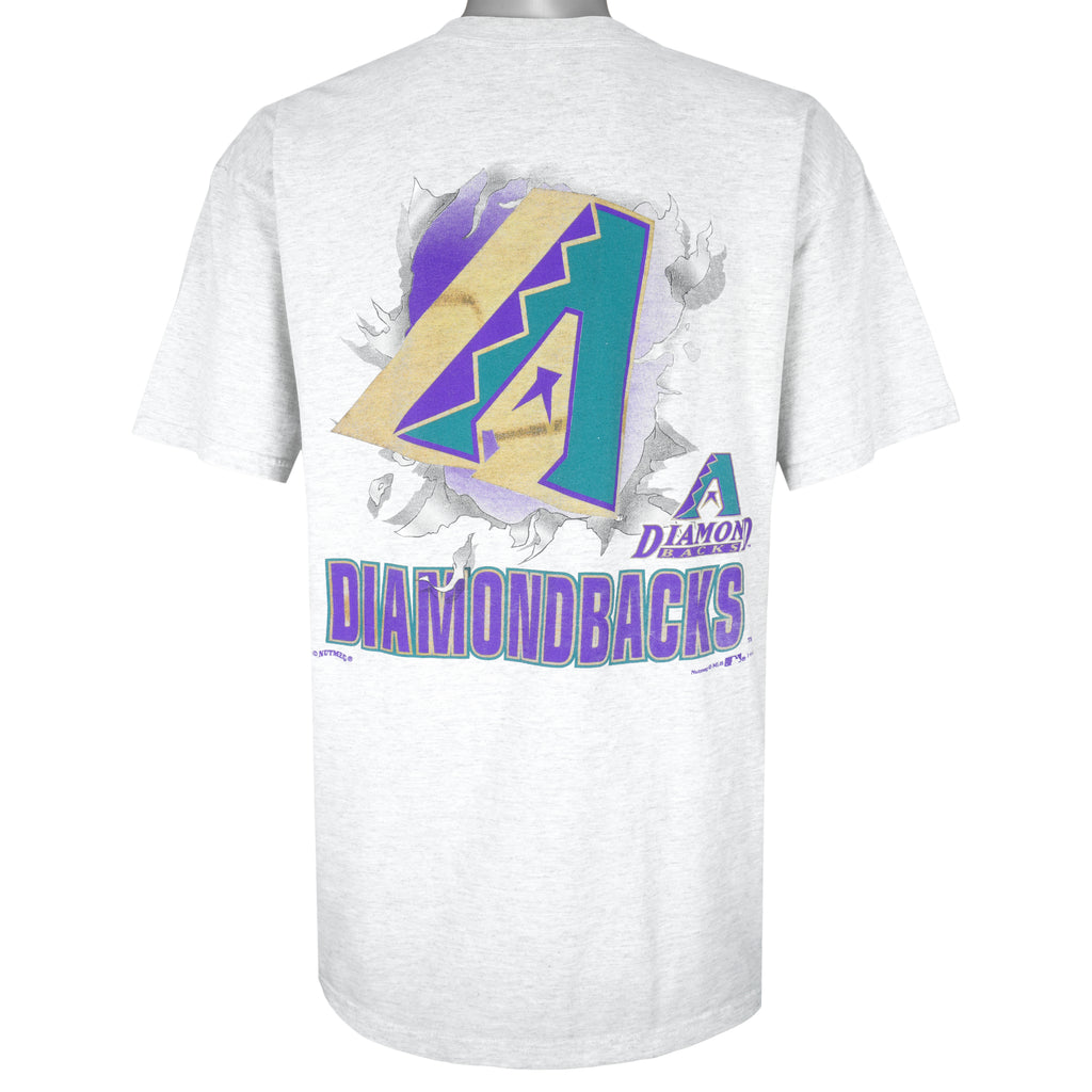MLB (Nutmeg) - Arizona Diamondbacks T-Shirt 1995 X-Large Vintage Retro Baseball