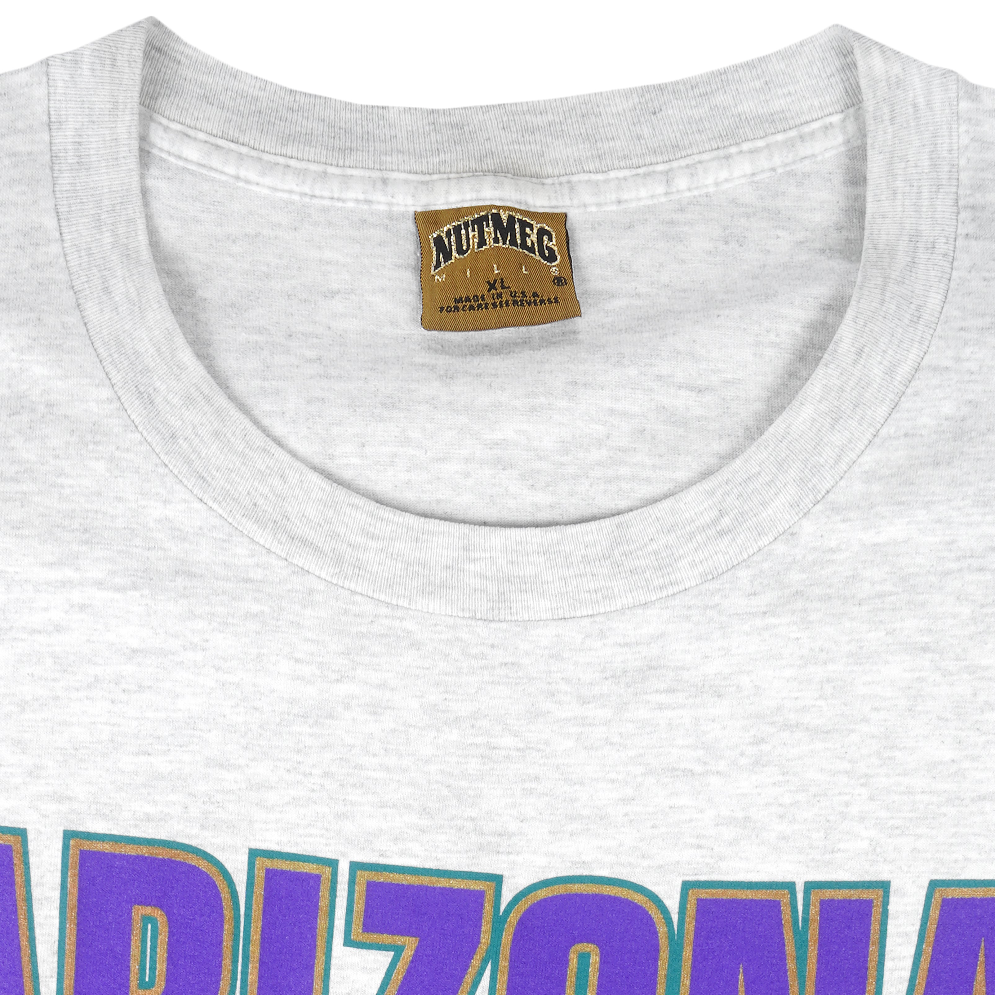 MLB (Nutmeg) - Arizona Diamondbacks T-Shirt 1995 X-Large Vintage Retro Baseball