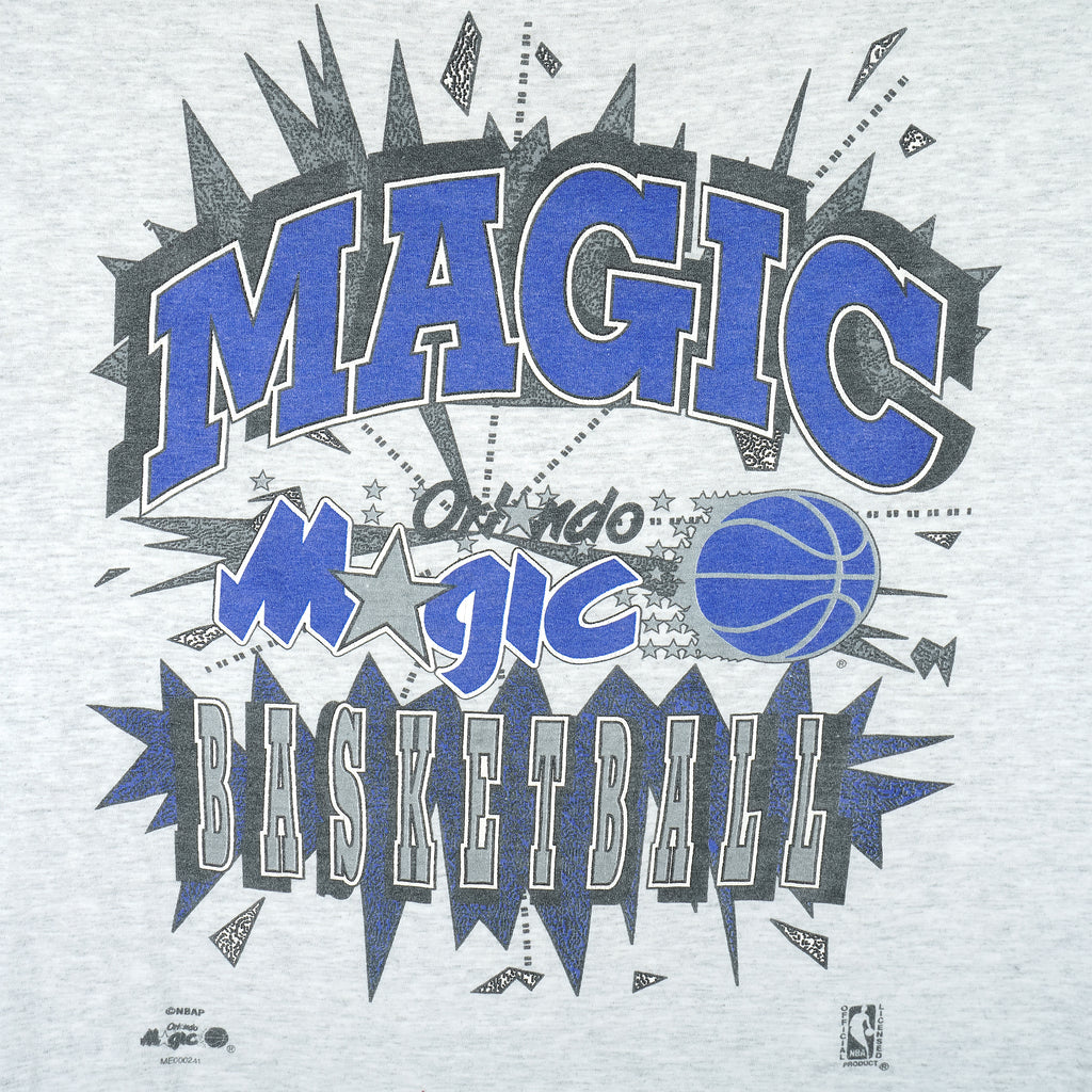 NBA (True Fan) - Orlando Magic T-Shirt 1990s Large Vintage Retro Basketball