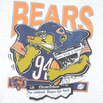 NFL - Chicago Bears Chicago Tribune T-Shirt 1993 X-Large Vintage Retro Football