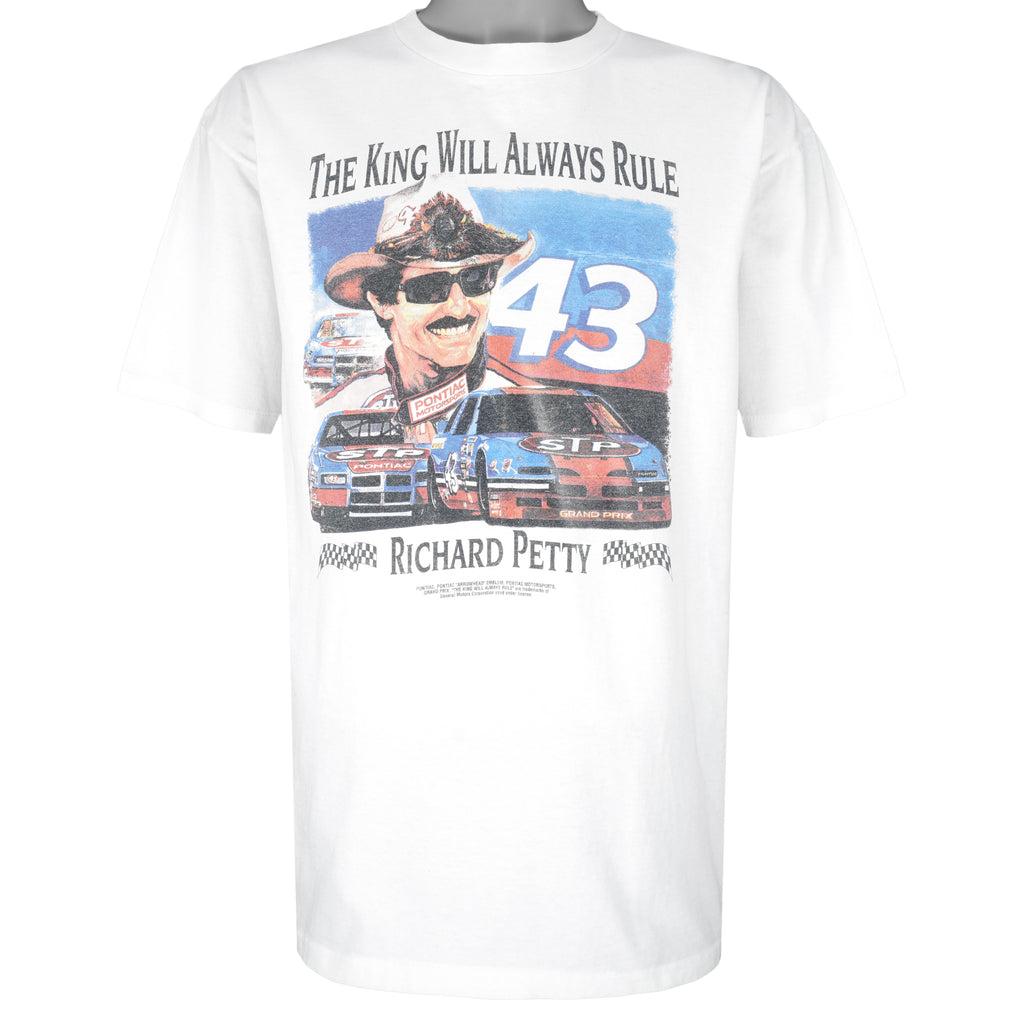 NASCAR - Richard Petty The King Will Always Rule T-Shirt 1990s X-Large Vintage Retro