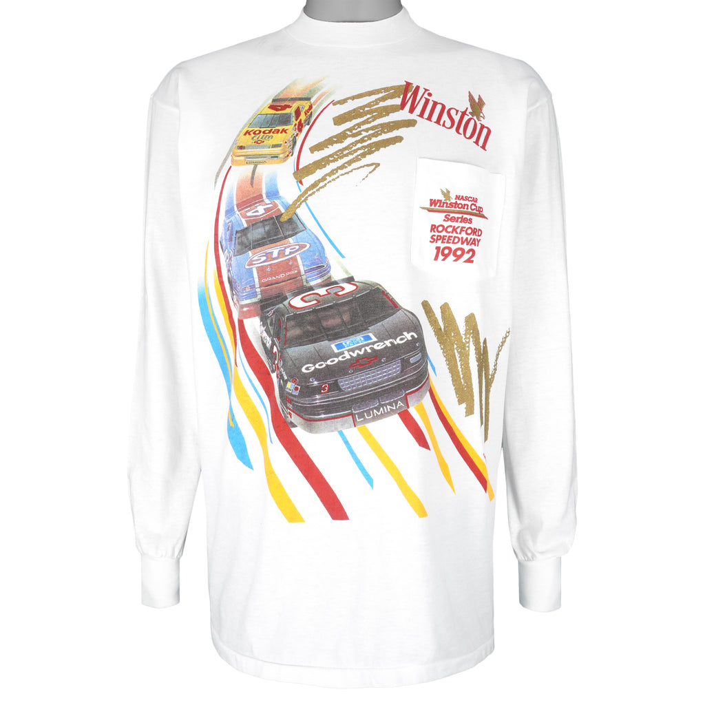 NASCAR - Winston Cup Crew Neck Sweatshirt 1992 X-Large Vintage Retro
