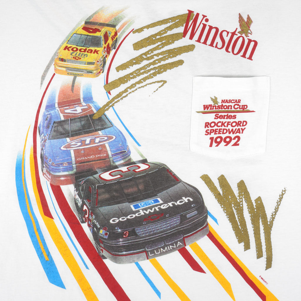 NASCAR - Winston Cup Crew Neck Sweatshirt 1992 X-Large Vintage Retro