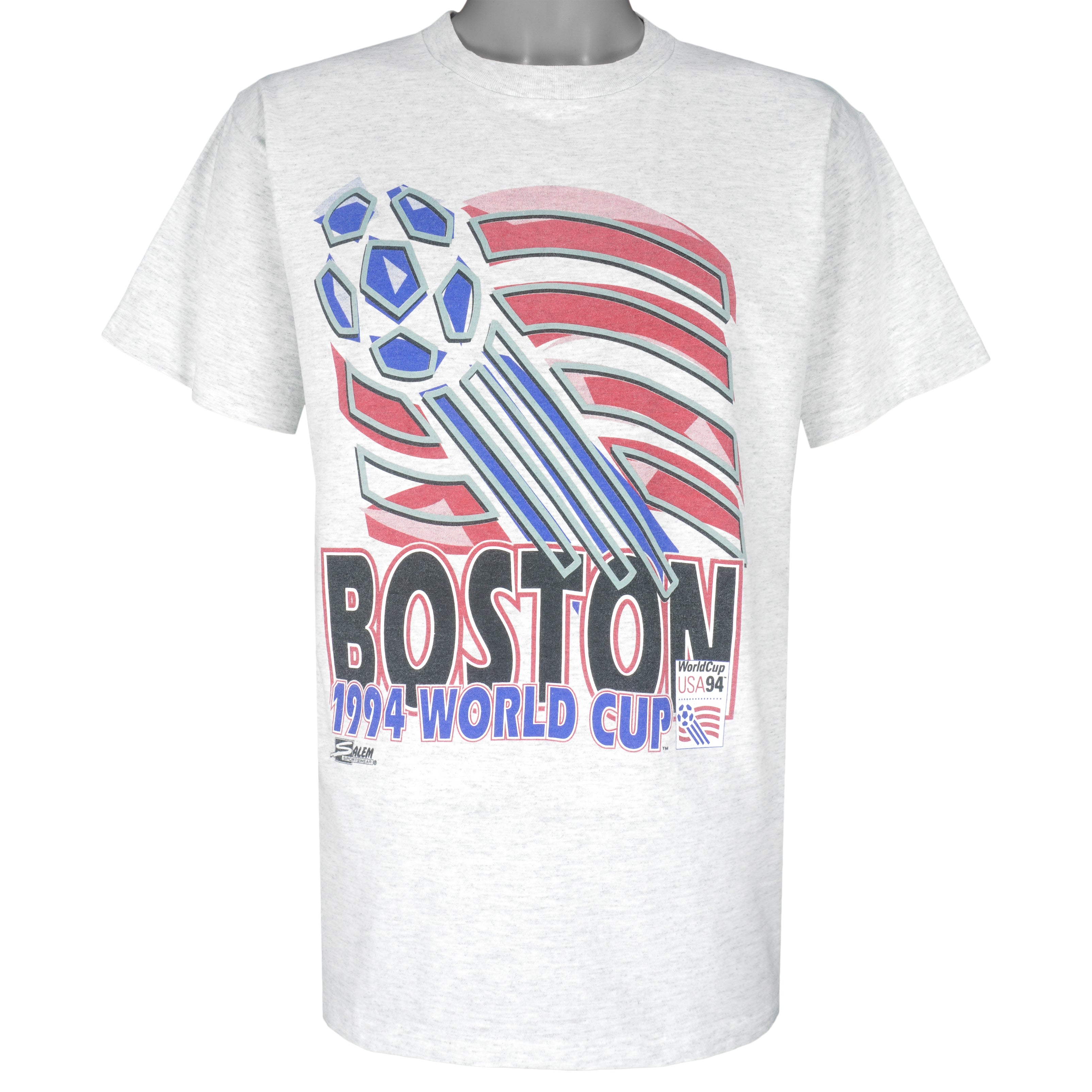 Vintage (Salem) - Boston World Cup USA T-Shirt 1994 Large Vintage Retro Football