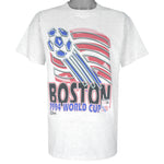 Vintage (Salem) - Boston World Cup USA Single Stitch T-Shirt 1994 Large