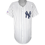 MLB (Russell Athletic) - New York Yankees Pinstripe Jersey 1990s X-Large Vintage Retro Baseball