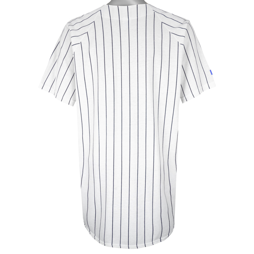 MLB (Russell Athletic) - New York Yankees Pinstripe Jersey 1990s X-Large Vintage Retro Baseball