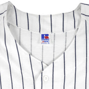 MLB (Russell Athletic) - New York Yankees Pinstripe Jersey 1990s X-Large Vintage Retro Baseball