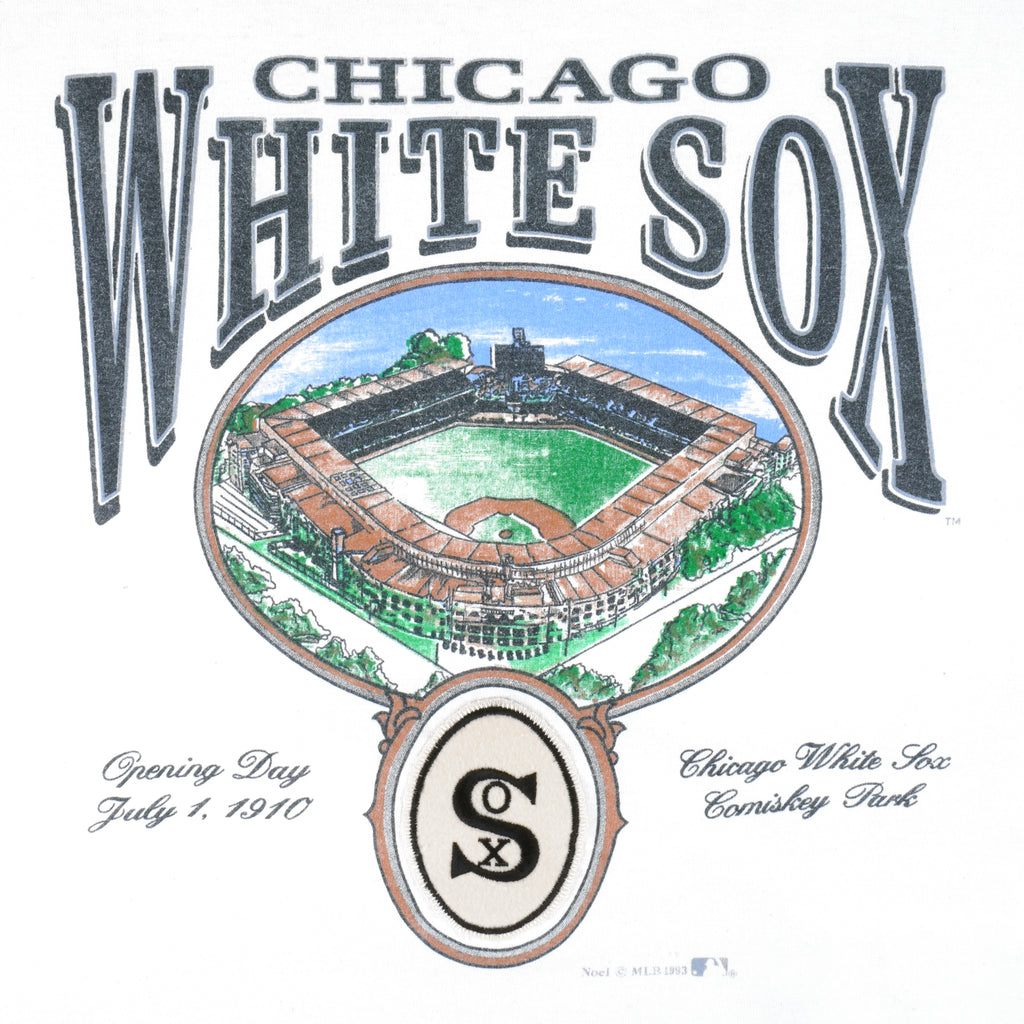MLB (Michael) - Chicago White Sox Comiskey Park T-Shirt 1993 X-Large Vintage Retro Baseball