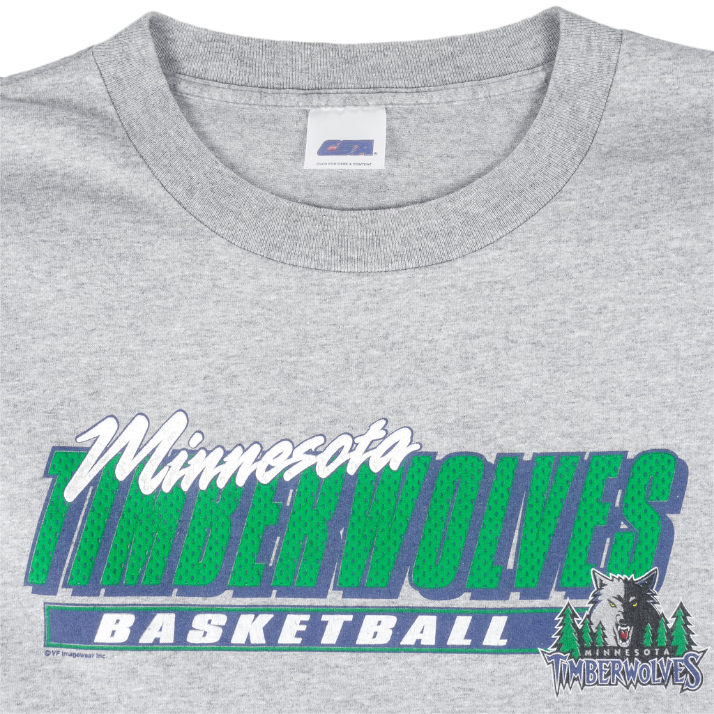 NBA (CSA) - Minnesota Timberwolves T-Shirt 1990s XX-Large Vintage Retro Basketball