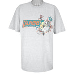 NFL (CSA) - Miami Dolphins X Taz T-Shirt 2000 X-Large Vintage Retro Football