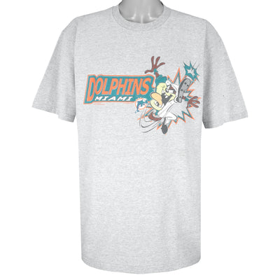 NFL (CSA) - Miami Dolphins X Taz T-Shirt 2000 X-Large
