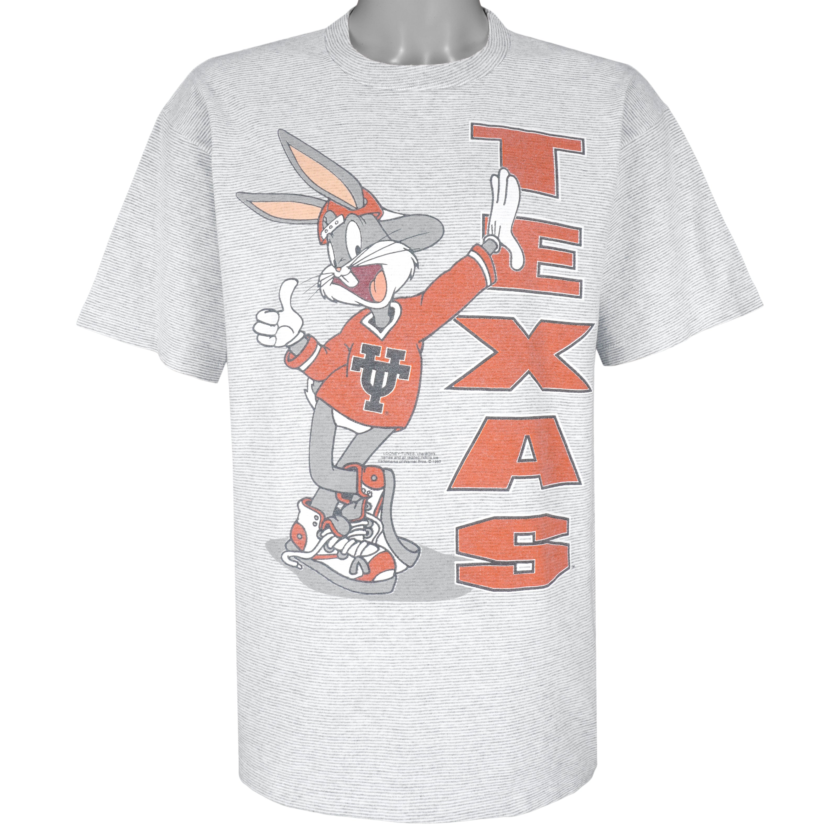 NCAA - Texas Longhorns X Bugs Bunny T-Shirt 1993 Large Vintage Retro College