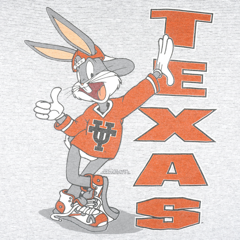 NCAA - Texas Longhorns X Bugs Bunny T-Shirt 1993 Large Vintage Retro College