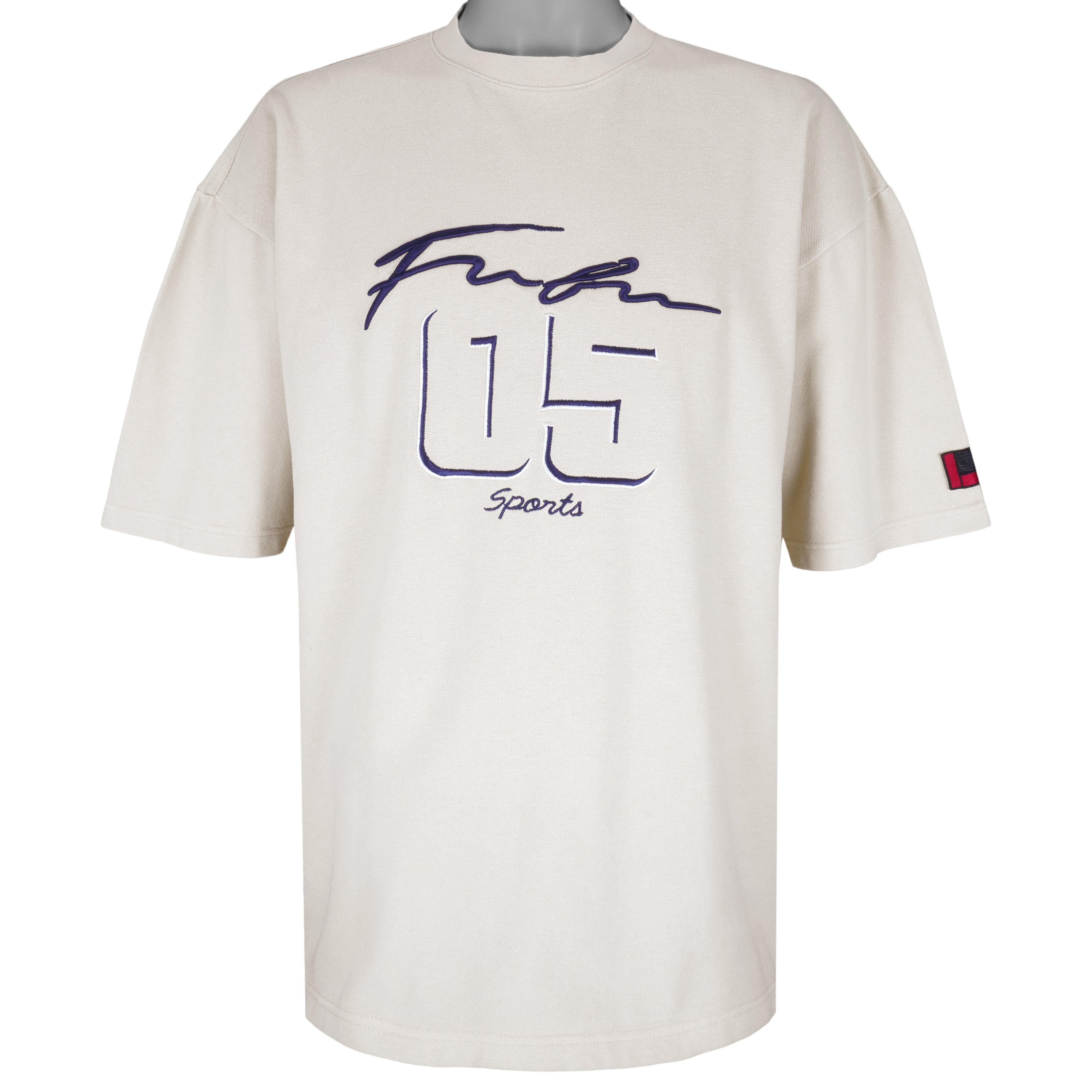 FUBU - 05 Sports Embroidered T-Shirt 1990s X-Large Vintage Retro