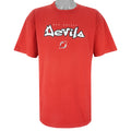 NHL (Sport Attack) - New Jersey Devils Embroidered T-Shirt 1990s X-Large Vintage Retro Hockey