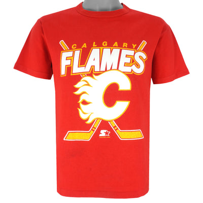 Starter - Calgary Flames T-Shirt 1988 Medium
