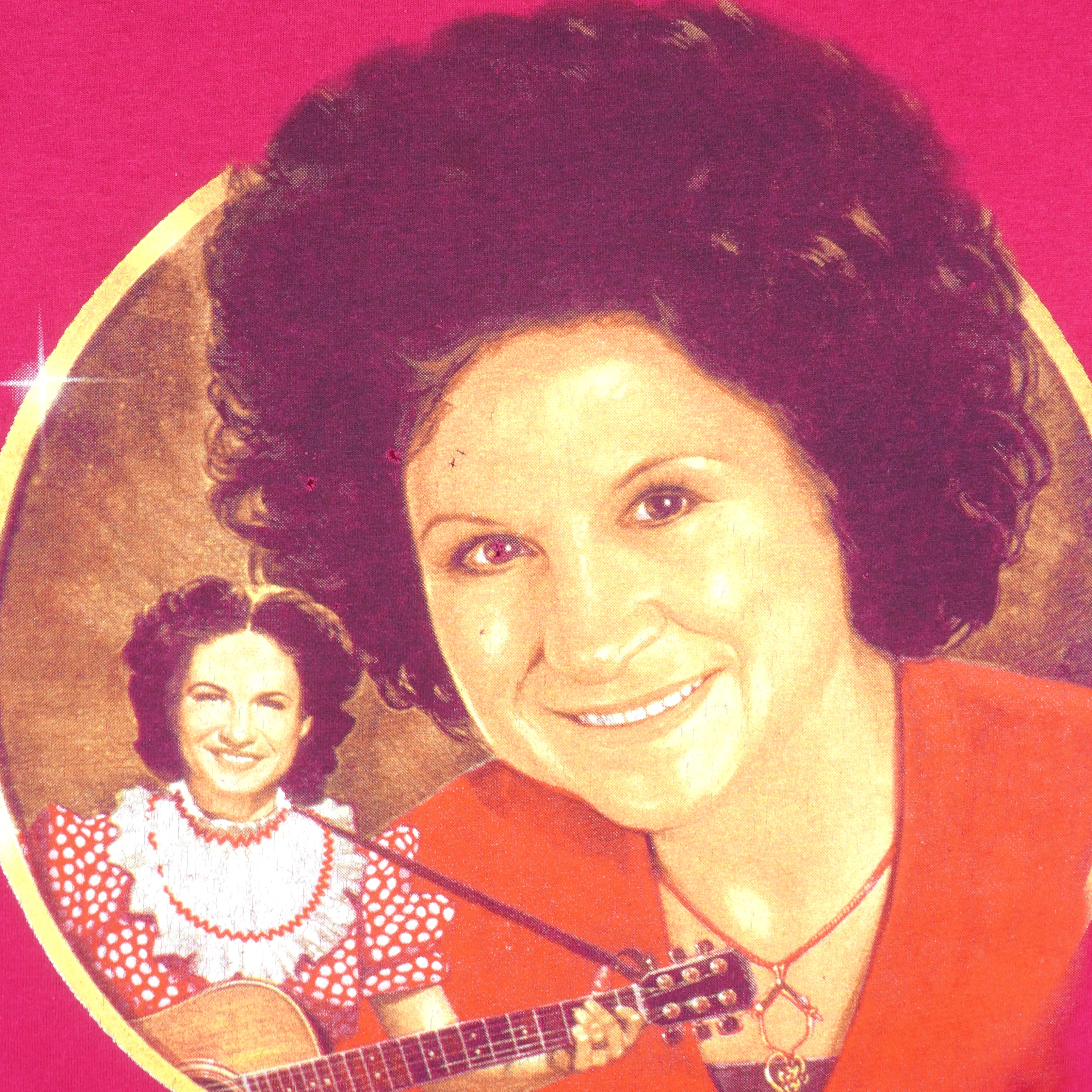 Vintage (Fruit Of The Loom) - Kitty Wells T-Shirt 1990s XX-Large Vintage Retro