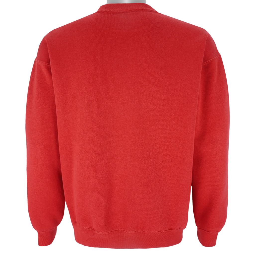 NFL (Artex) - Kansas City Chiefs Snoopy Crew Neck Sweatshirt 1990s Large Vintage Retro Football