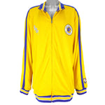 NBA (Reebok) - Golden State Warriors Hardwood Classics Track Jacket 1990s Large Vintage Retro