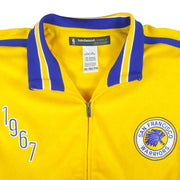NBA (Reebok) - Golden State Warriors Hardwood Classics Track Jacket 1990s Large Vintage Retro