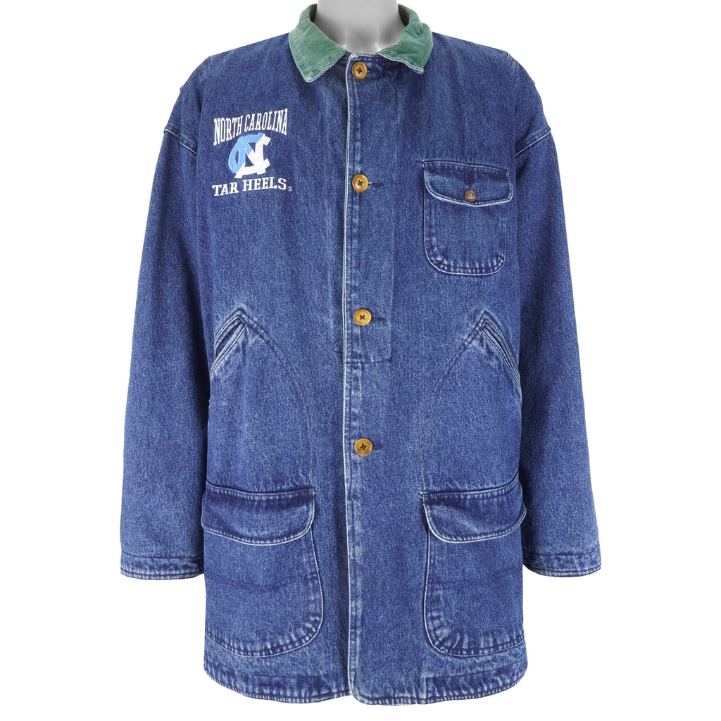 NCAA (MV Country) - North Carolina Tar Heels Jean Jacket 1990s X-Large Vintage Retro College