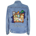 Vintage (Warner Bros.) - Classic Cartoons Button-Up Denim Jacket 1990s Large Retro